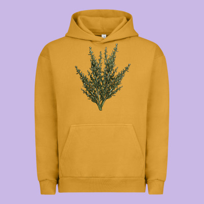 Botanical Sagebrush Illustrations Urban Hoodie Designed By Lillyallendesigns