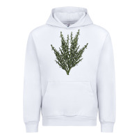 White Botanical Sagebrush Illustrations Urban Hoodie - LillyAllenDesigns