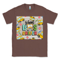 Chestnut school bus driver Classic Tee - MaliasSmallBusiness