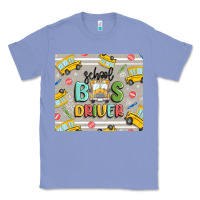 Colony Blue school bus driver Classic Tee - MaliasSmallBusiness