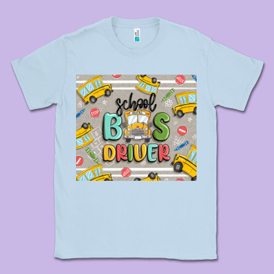 Classic Tee school bus driver