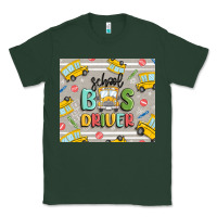Sports Green school bus driver Classic Tee - MaliasSmallBusiness