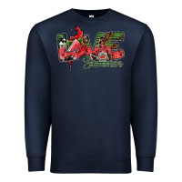 Navy love summer Premium Sweatshirt - SublimationCraftShop