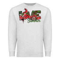 Oatmeal Heather love summer Premium Sweatshirt - SublimationCraftShop