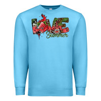 Ocean Blue love summer Premium Sweatshirt - SublimationCraftShop
