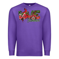 Purple love summer Premium Sweatshirt - SublimationCraftShop