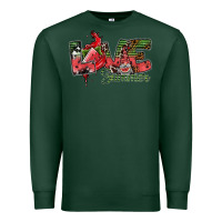 Sports Green love summer Premium Sweatshirt - SublimationCraftShop