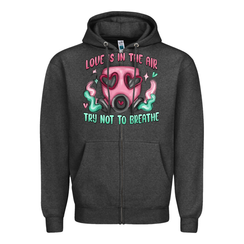 Love Is In The Air Zipper Hoodie by MaliasSmallBusiness | Teevron