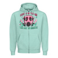 Seafoam love is in the air Zipper Hoodie - MaliasSmallBusiness