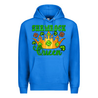 True Royal shamrock queen crown leopard glitter Premium Hoodie - Artiststas