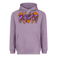 Lavender aunt basketball Heavyweight Hoodie - Zillion Design Studio