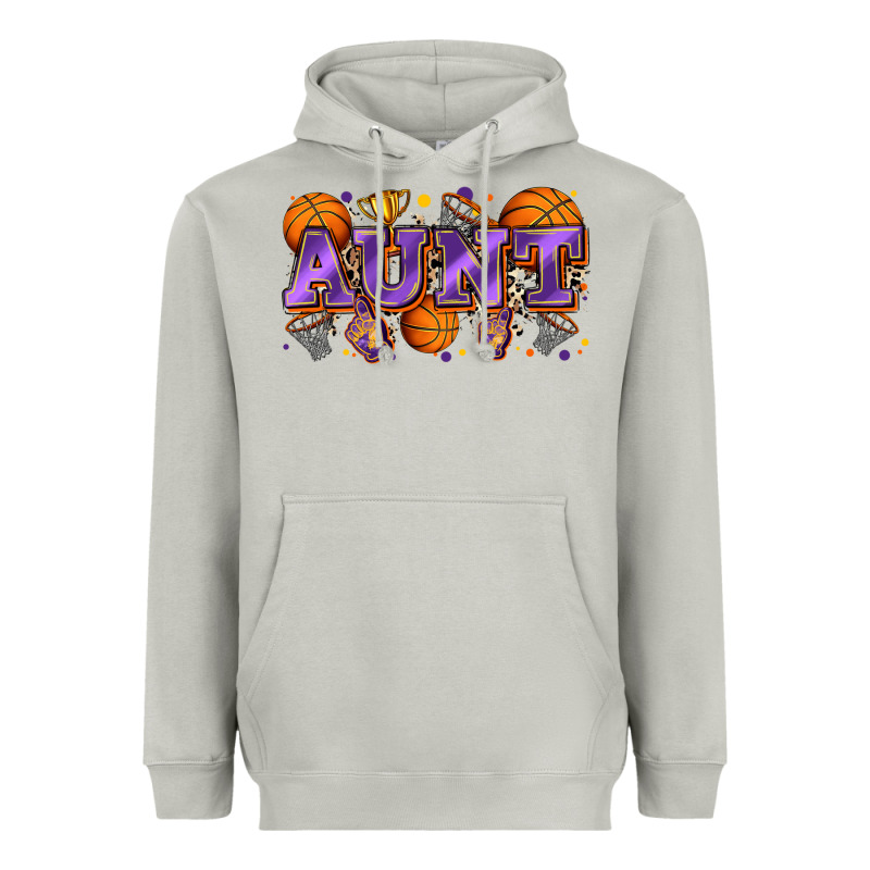 Aunt Basketball Heavyweight Hoodie by Zillion Design Studio | Teevron