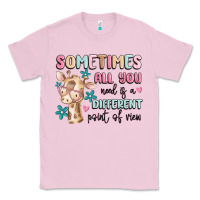 Bubblegum Pink sometimes all you need is a different point of  vi Classic Tee - MaliasSmallBusiness