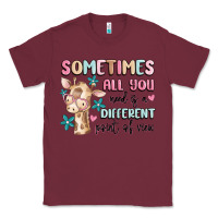 Burgundy sometimes all you need is a different point of  vi Classic Tee - MaliasSmallBusiness