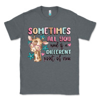 Charcoal Heather sometimes all you need is a different point of  vi Classic Tee - MaliasSmallBusiness