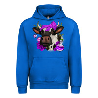 Cobalt halloween roses cow Urban Hoodie - Jasminsmagicworld