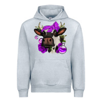 Heather Grey halloween roses cow Urban Hoodie - Jasminsmagicworld