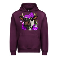 Mauve Wine halloween roses cow Urban Hoodie - Jasminsmagicworld