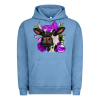 Pigment Pebble Blue halloween roses cow Urban Hoodie - Jasminsmagicworld