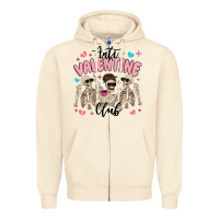 Sandshell anti valentine club Zipper Hoodie - MaliasSmallBusiness
