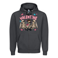 Smoke anti valentine club Zipper Hoodie - MaliasSmallBusiness