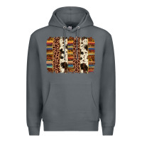 Rock serape sunflower cowhide leopard brushstroke Premium Hoodie - AdoDesignShop