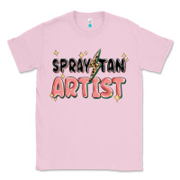 Bubblegum Pink spray tan artist Classic Tee - MaliasSmallBusiness