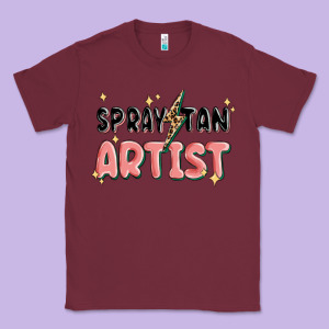 Spray Tan Artist Classic Tee Designed By Maliassmallbusiness