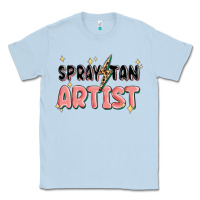Dusty Blue spray tan artist Classic Tee - MaliasSmallBusiness