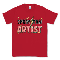 Red spray tan artist Classic Tee - MaliasSmallBusiness