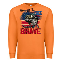 Carrot Home of the free because of the brave 4th of july Premium Sweatshirt - CowGirlArtShop