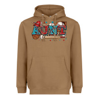 Toasted Coconut aunt baseball Heavyweight Hoodie - Zillion Design Studio