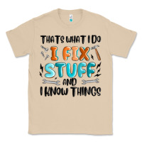 Mushroom thats what i do i fix stuff and i know things Classic Tee - MaliasSmallBusiness