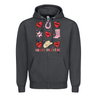 Smoke howdy valentine copy Zipper Hoodie - MaliasSmallBusiness