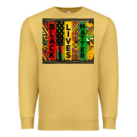 Antique Gold black lives matter tumbler Premium Sweatshirt - HRA Design Shop