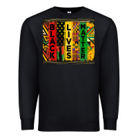 Black black lives matter tumbler Premium Sweatshirt - HRA Design Shop