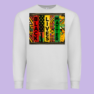 Black Lives Matter Tumbler Premium Sweatshirt Designed By Hra Design Shop