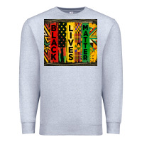Heather Grey black lives matter tumbler Premium Sweatshirt - HRA Design Shop