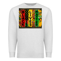Oatmeal Heather black lives matter tumbler Premium Sweatshirt - HRA Design Shop