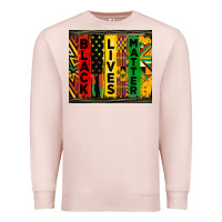 Pale Pink black lives matter tumbler Premium Sweatshirt - HRA Design Shop