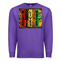 Purple black lives matter tumbler Premium Sweatshirt - HRA Design Shop