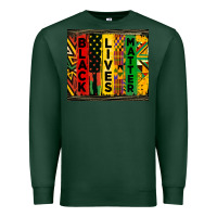 Sports Green black lives matter tumbler Premium Sweatshirt - HRA Design Shop