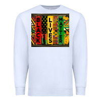 White black lives matter tumbler Premium Sweatshirt - HRA Design Shop