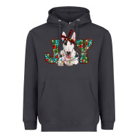 Smoke Christmas joy bull terrier Heavyweight Hoodie - RanaPortraitStore