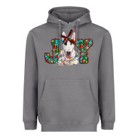 Storm Christmas joy bull terrier Heavyweight Hoodie - RanaPortraitStore