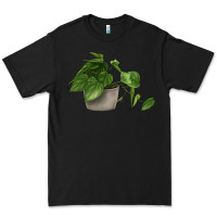 Black Philodendron Premium Tee - LillyAllenDesigns