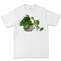 White Philodendron Premium Tee - LillyAllenDesigns