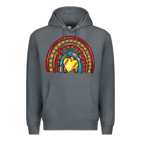 Rock softball rainbow Premium Hoodie - Artiststas