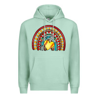 Seafoam softball rainbow Premium Hoodie - Artiststas