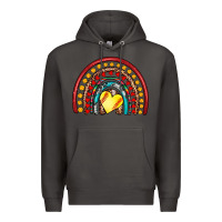 Smoke softball rainbow Premium Hoodie - Artiststas